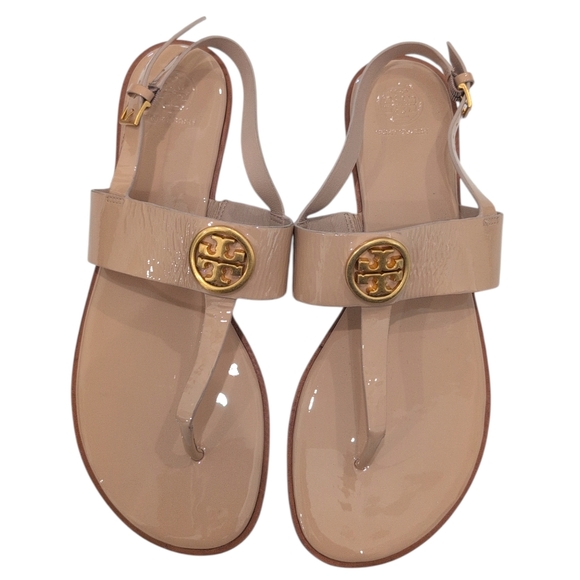 Tory Burch Shoes - Tory Burch BENTON 2 flat thong sandal in goan sand 11